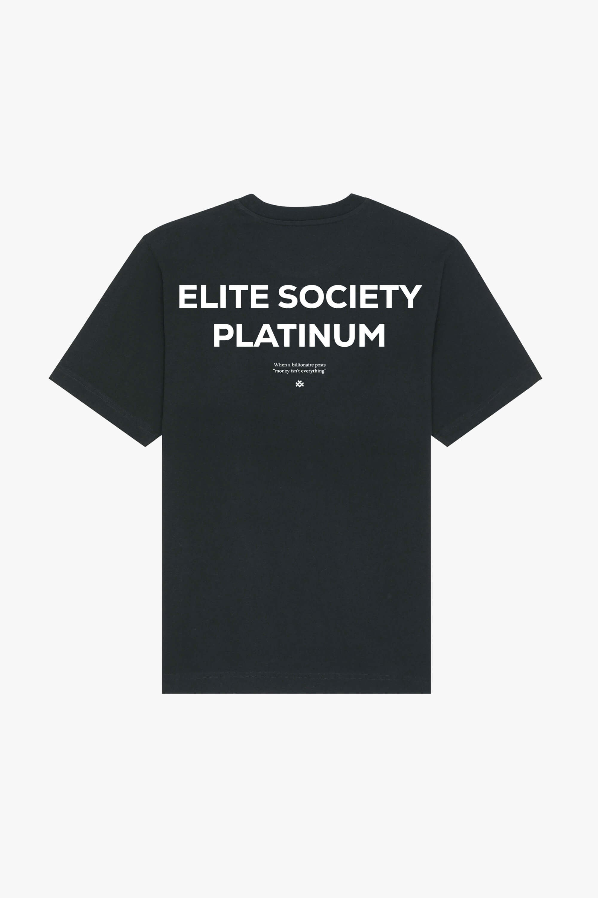 Oversized T-Shirt Elite Society - Black