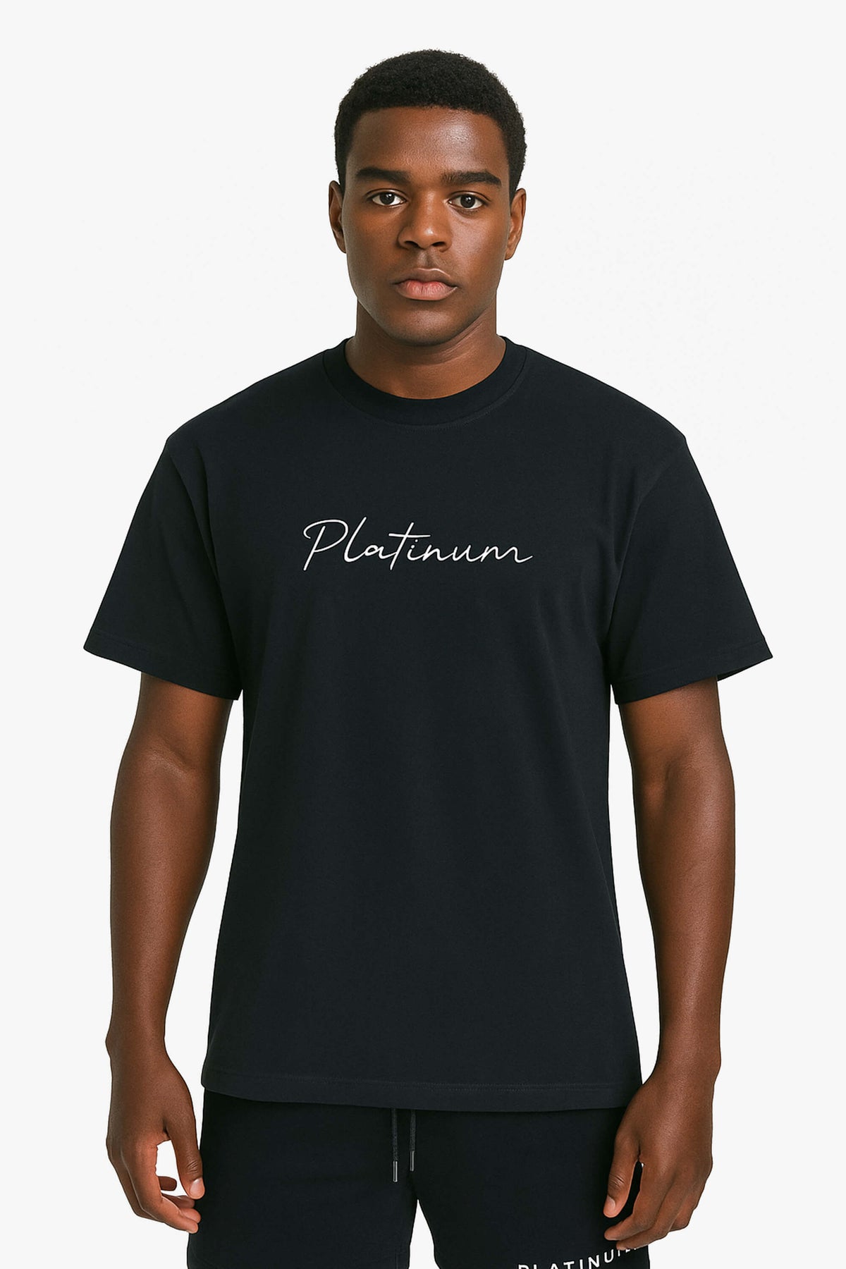 Oversized T-Shirt Handwritten - Black
