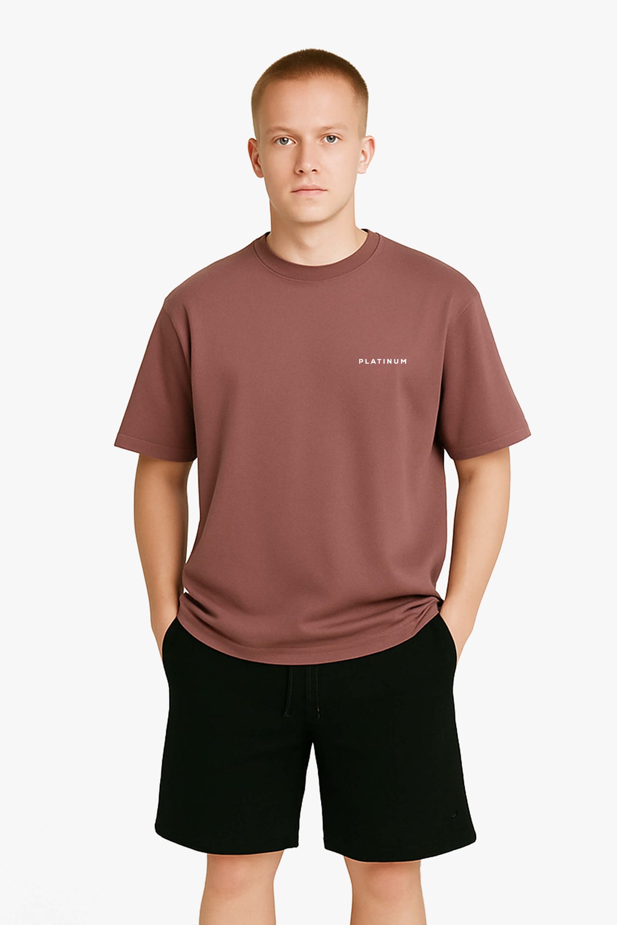 Essential T-Shirt - Burgundy